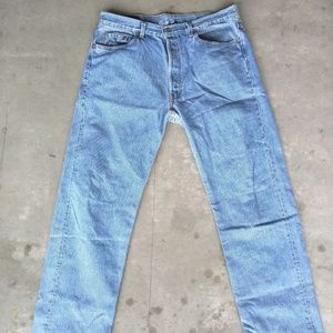 Vintage Levi’s Denim Jeans 501 Button Fly 38x34